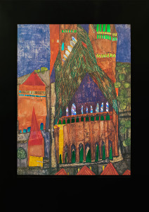 Katedraali 1 tekijältä Friedensreich Hundertwasser